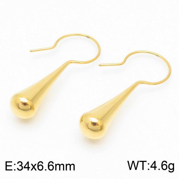 Stainless Steel Microphone Drop Earrings - kalen