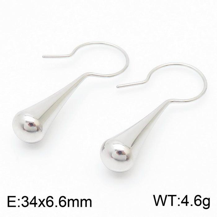 Stainless Steel Microphone Drop Earrings - kalen