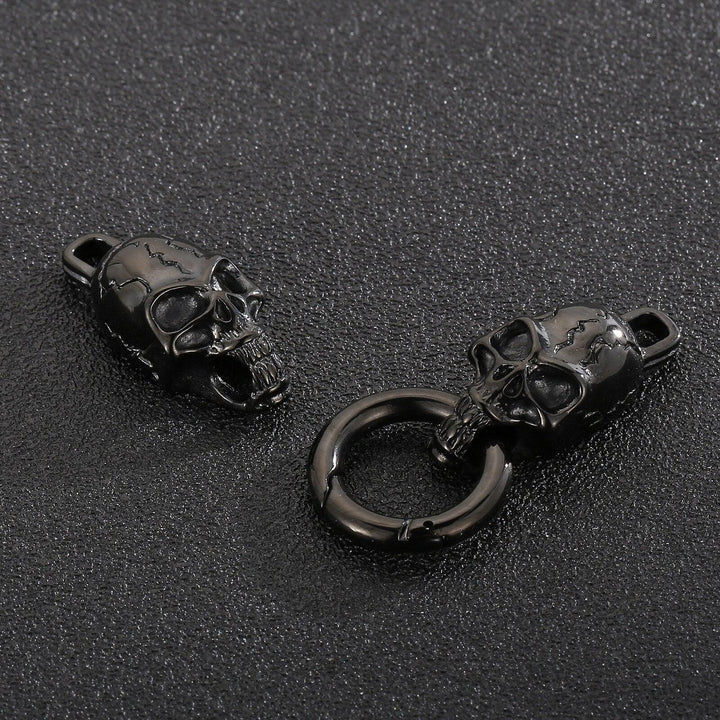 Stainless Steel Skull Clasps Supplies For Jewelry Necklace Bracelets Hand Made Dragon Connected Clasps DIY Jewelry Making.