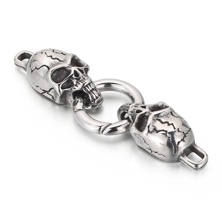 Stainless Steel Skull Clasps Supplies For Jewelry Necklace Bracelets Hand Made Dragon Connected Clasps DIY Jewelry Making.