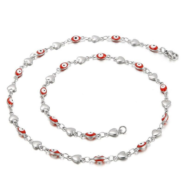 KALEN Turkish Evil Eyes Multilayer Necklaces For Women Bohemian Vintage Devil Pendant Necklaces Choker Beads Party Jewelry New.