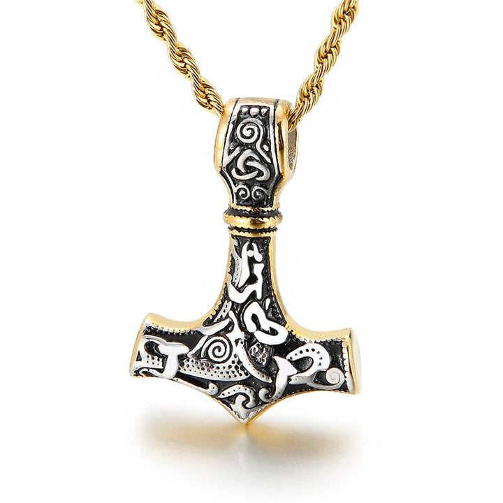 Kalen Pirate Captain Pendant Bless Amulet Men's Stainless Steel Charm Necklace Lucky Jewelry.