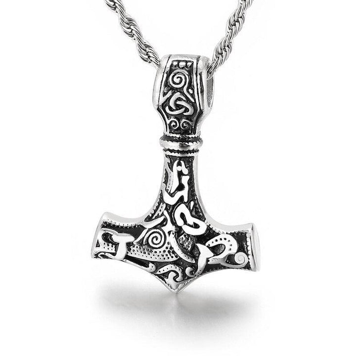 Kalen Pirate Captain Pendant Bless Amulet Men's Stainless Steel Charm Necklace Lucky Jewelry.