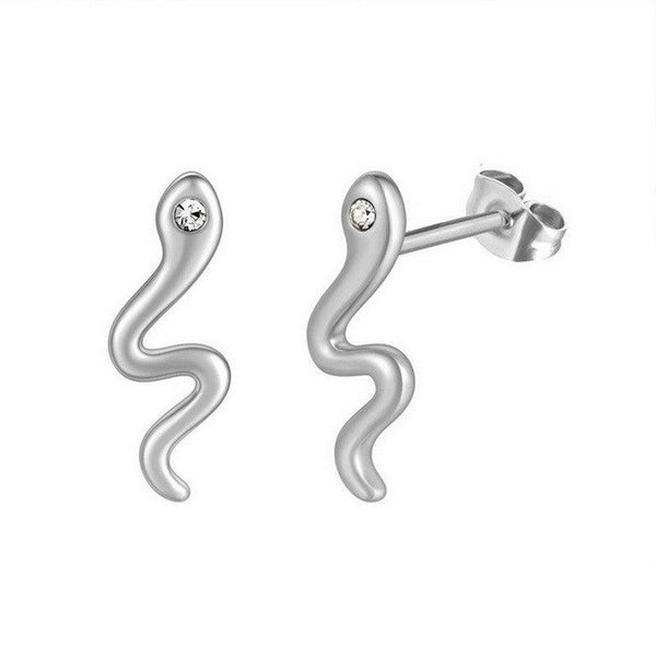 Kalen Stainless Steel CZ Stud Earrings Wholesale for Women - kalen