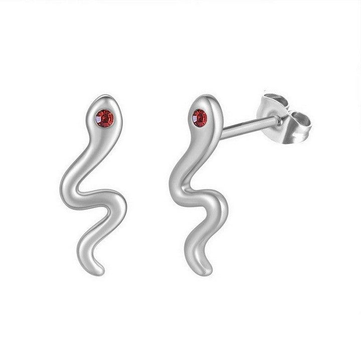 Kalen Stainless Steel CZ Stud Earrings Wholesale for Women - kalen