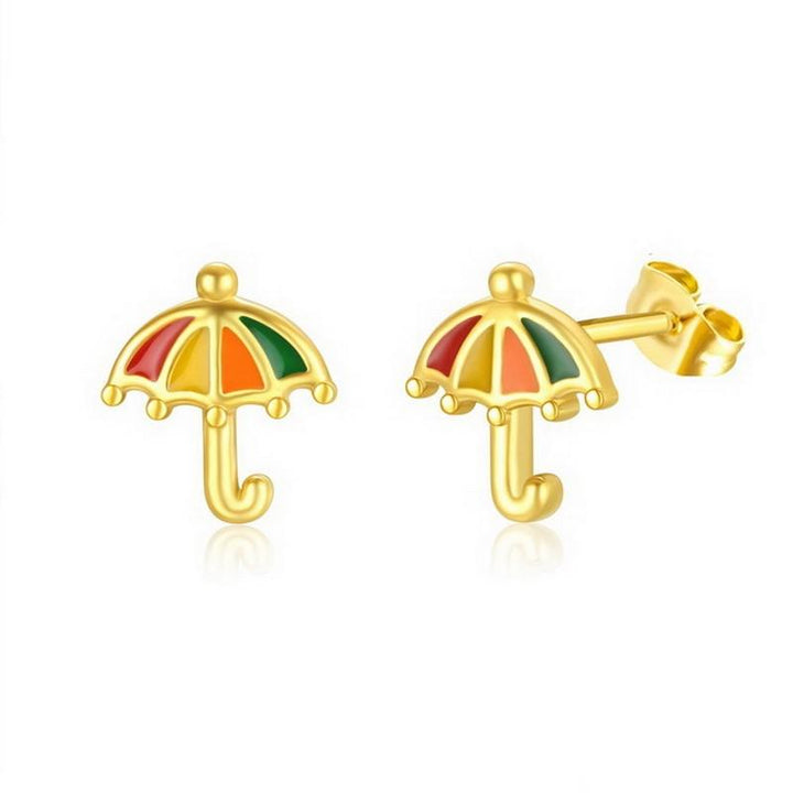 Kalen Stainless Steel Gold Plated Stud Earrings Wholesale for Women - kalen