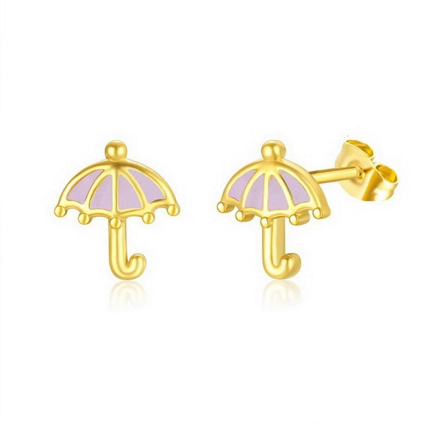 Kalen Stainless Steel Gold Plated Stud Earrings Wholesale for Women - kalen