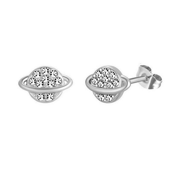 Kalen Stainless Steel CZ Stud Earrings Wholesale for Women - kalen