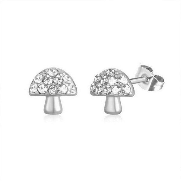 Kalen Stainless Steel CZ Stud Earrings Wholesale for Women - kalen