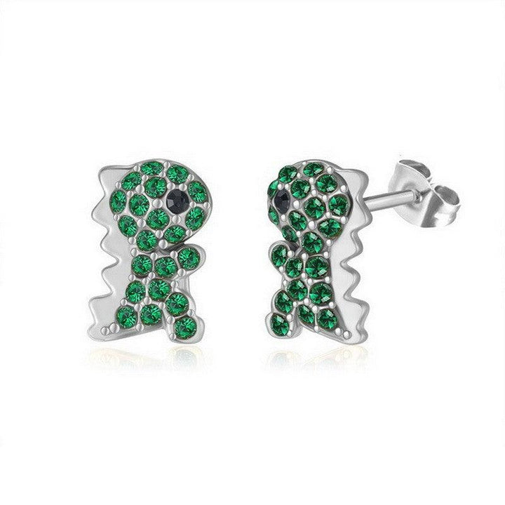 Kalen Stainless Steel CZ Stud Earrings Wholesale for Women - kalen