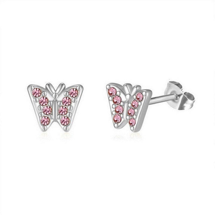 Kalen Stainless Steel CZ Stud Earrings Wholesale for Women - kalen