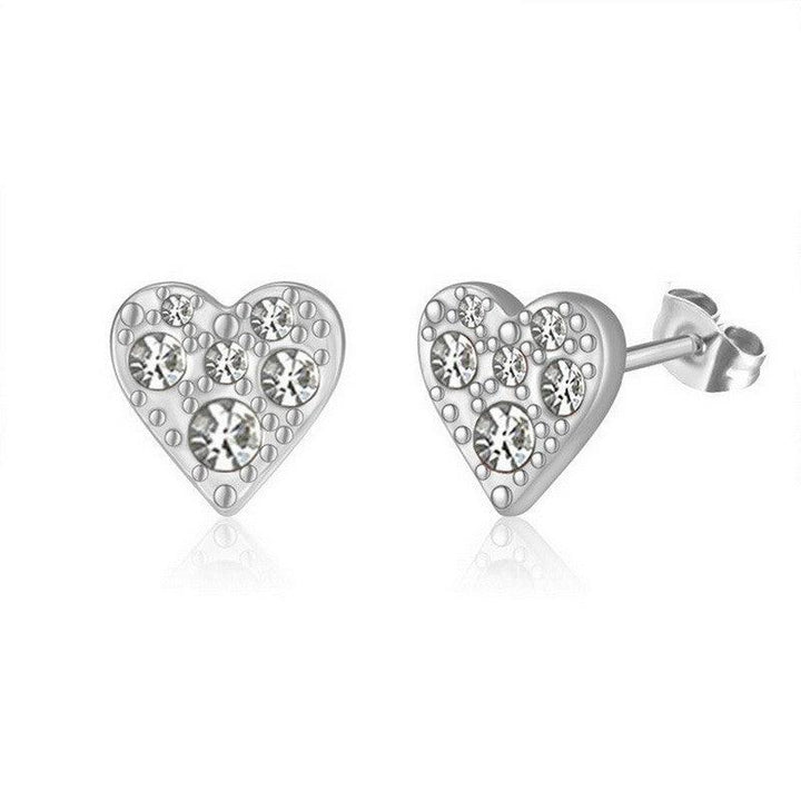 Kalen Stainless Steel CZ Stud Earrings Wholesale for Women - kalen