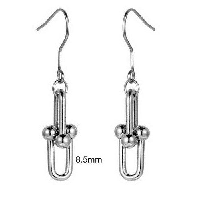 Kalen Stainless Steel Chain Drop Earrings Wholesale for Women - kalen