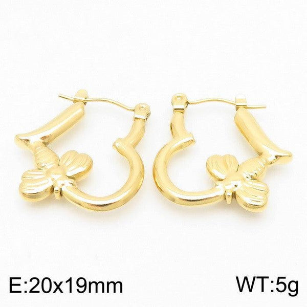 Kalen Stainless Steel Hoop Earrings Wholesale for Women - kalen