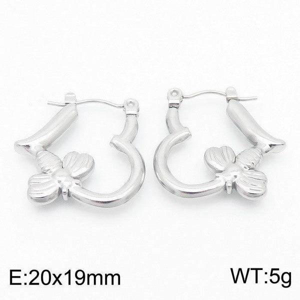 Kalen Stainless Steel Hoop Earrings Wholesale for Women - kalen