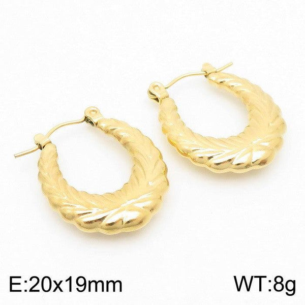 Kalen Stainless Steel Hoop Earrings Wholesale for Women - kalen