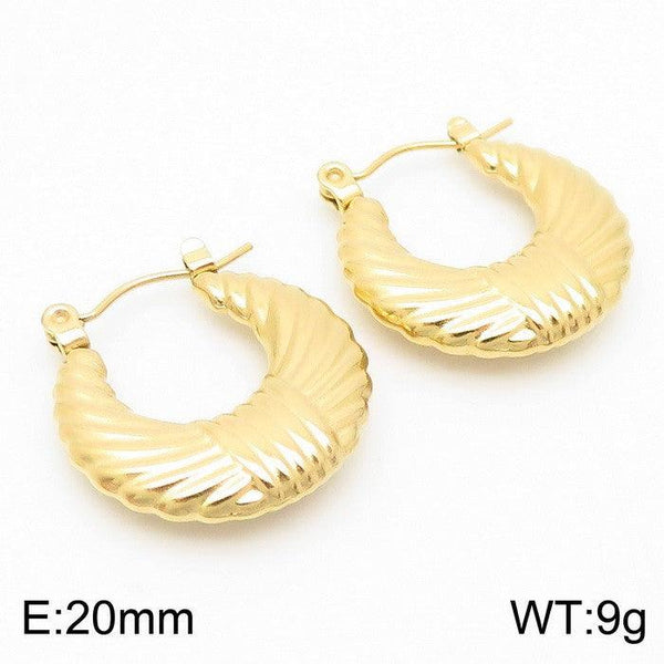 Kalen Stainless Steel Hoop Earrings Wholesale for Women - kalen