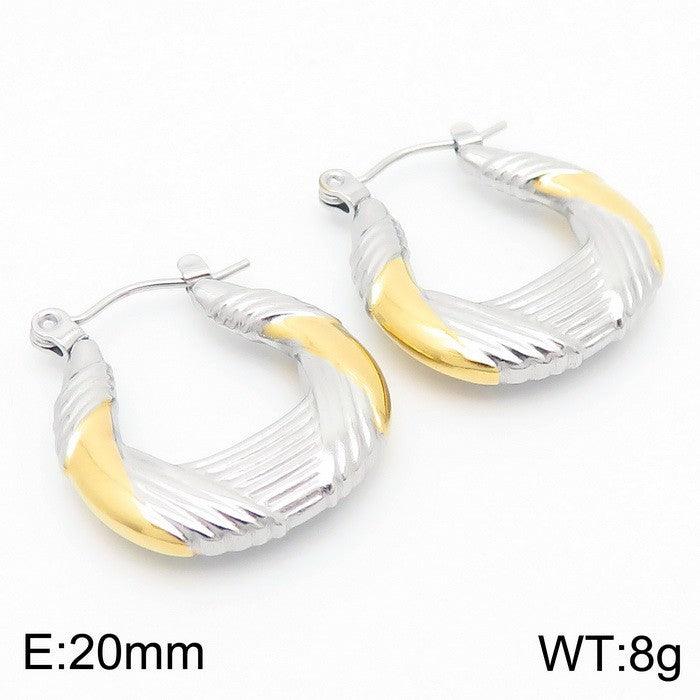 Kalen Stainless Steel Hoop Earrings Wholesale for Women - kalen