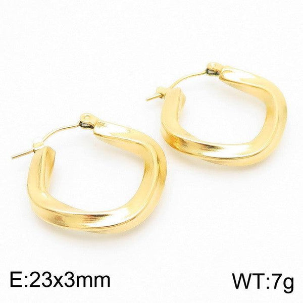 Kalen Stainless Steel Hoop Earrings Wholesale for Women - kalen