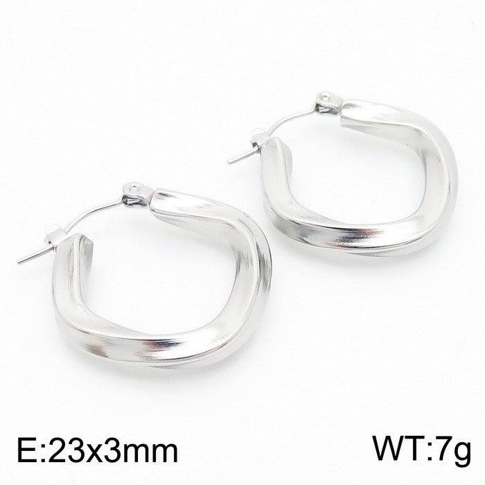 Kalen Stainless Steel Hoop Earrings Wholesale for Women - kalen