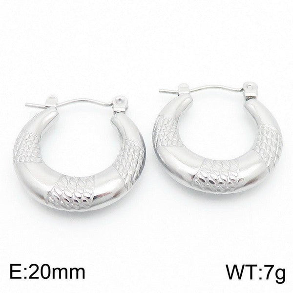 Kalen Stainless Steel Hoop Earrings Wholesale for Women - kalen