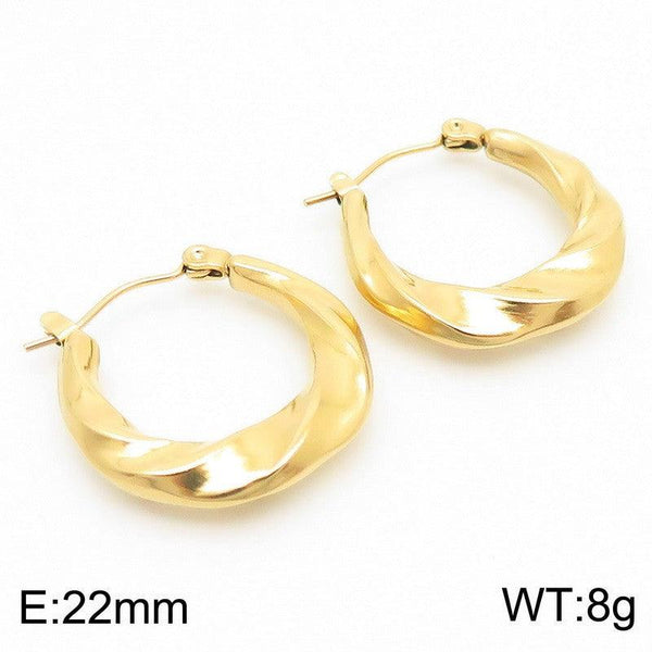 Kalen Stainless Steel Hoop Earrings Wholesale for Women - kalen