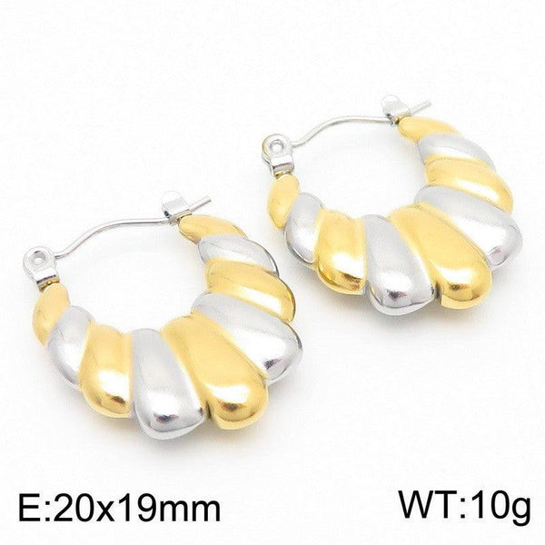 Kalen Stainless Steel Hoop Earrings Wholesale for Women - kalen