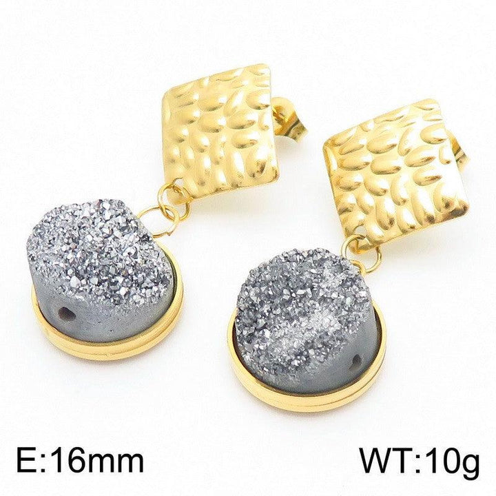 Kalen Stainless Steel Drop Earrings Wholesale for Women - kalen