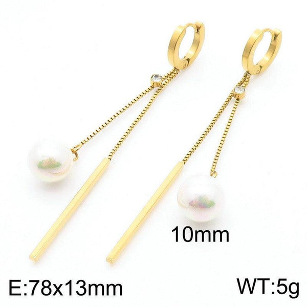 Kalen Stainless Steel Drop Earrings Wholesale for Women - kalen