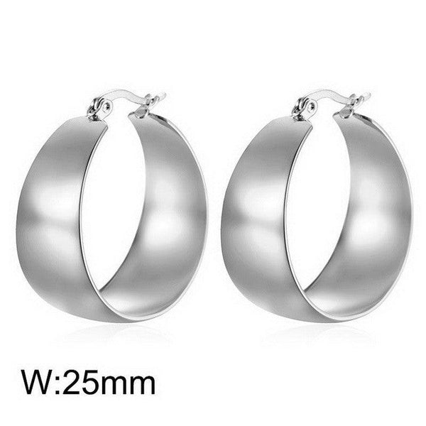 Kalen Stainless Steel Hoop Earrings Wholesale for Women - kalen