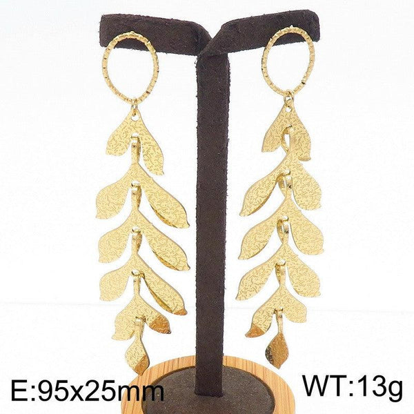 Kalen Stainless Steel Drop Earrings Wholesale for Women - kalen