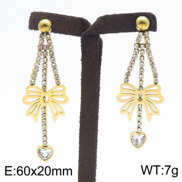 Kalen Stainless Steel Drop Earrings Wholesale for Women - kalen