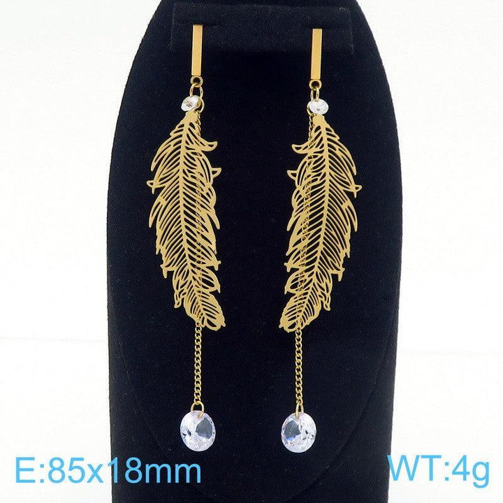 Kalen Stainless Steel Drop Earrings Wholesale for Women - kalen