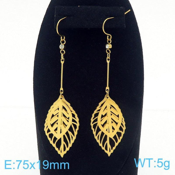 Kalen Stainless Steel Drop Earrings Wholesale for Women - kalen