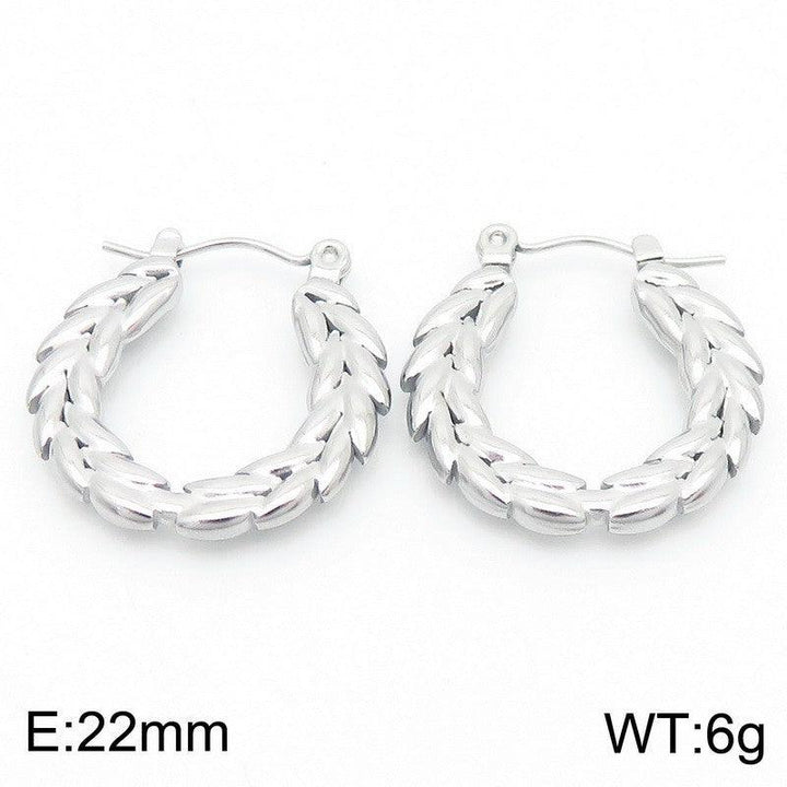 Kalen Stainless Steel Hoop Earrings Wholesale for Women - kalen