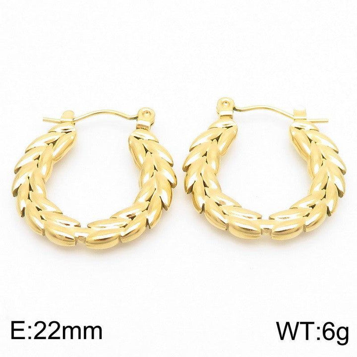 Kalen Stainless Steel Hoop Earrings Wholesale for Women - kalen