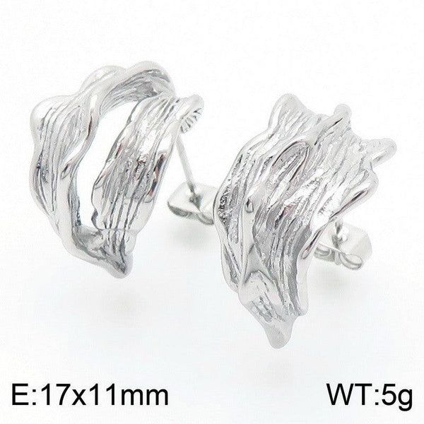 Kalen Stainless Steel Stud Earrings Wholesale for Women - kalen