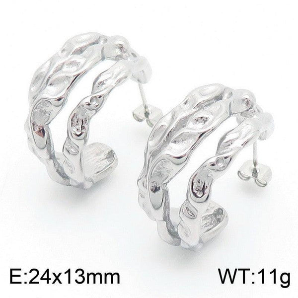 Kalen Stainless Steel Stud Earrings Wholesale for Women - kalen