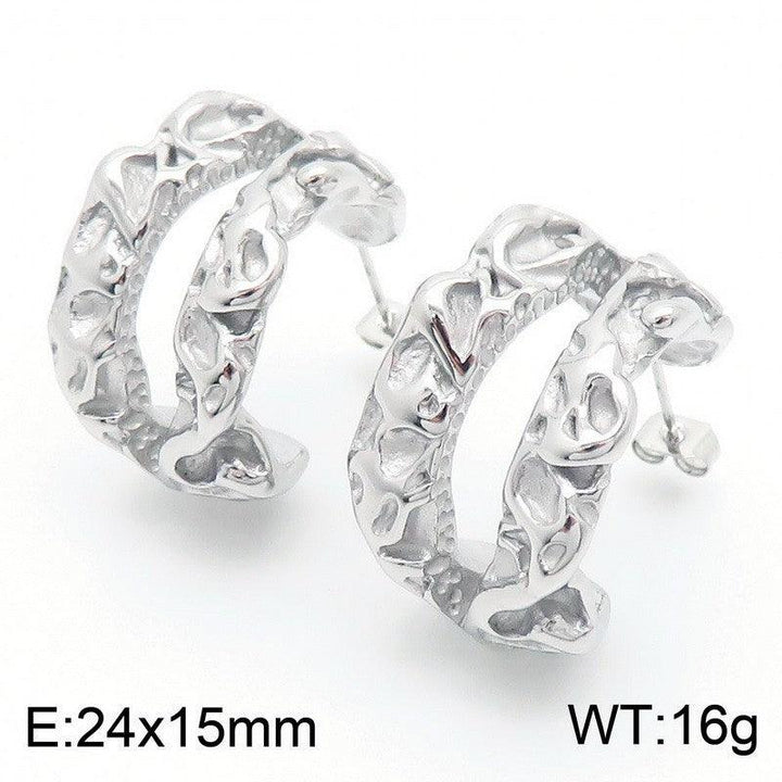 Kalen Stainless Steel Stud Earrings Wholesale for Women - kalen