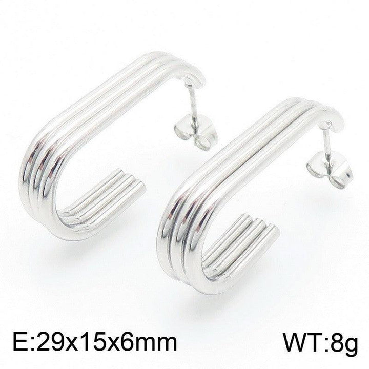 Kalen Stainless Steel Stud Earrings Wholesale for Women - kalen