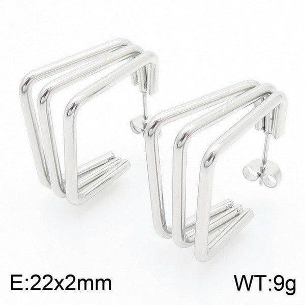 Kalen Stainless Steel Stud Earrings Wholesale for Women - kalen