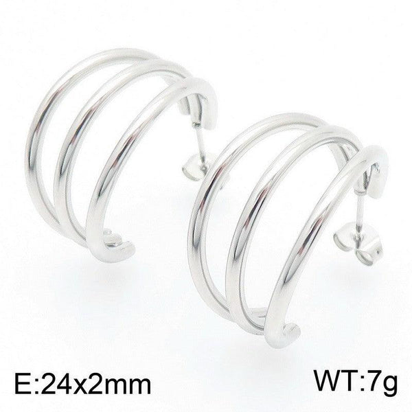 Kalen Stainless Steel Stud Earrings Wholesale for Women - kalen