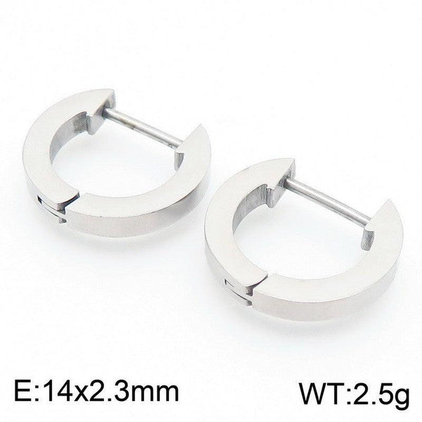 Kalen Stainless Steel Geometry Hoop Earrings Wholesale for Women - kalen