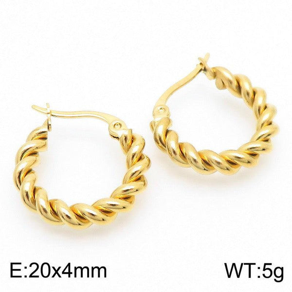 Kalen Stainless Steel Hoop Earrings Wholesale for Women - kalen