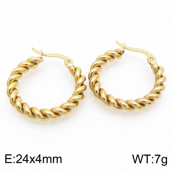 Kalen Stainless Steel Hoop Earrings Wholesale for Women - kalen