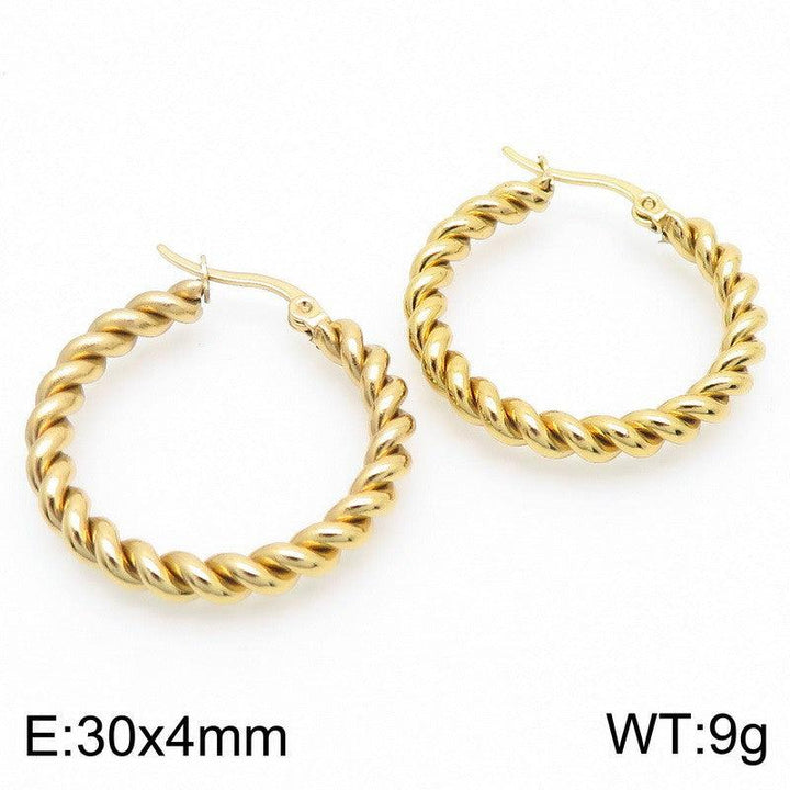 Kalen Stainless Steel Hoop Earrings Wholesale for Women - kalen