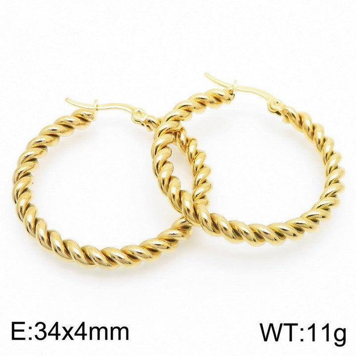 Kalen Stainless Steel Hoop Earrings Wholesale for Women - kalen