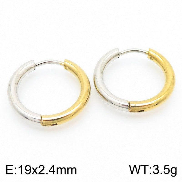 Kalen Stainless Steel Hoop Earrings Wholesale for Women - kalen