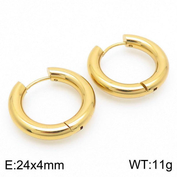 Kalen Stainless Steel Hoop Earrings Wholesale for Women - kalen