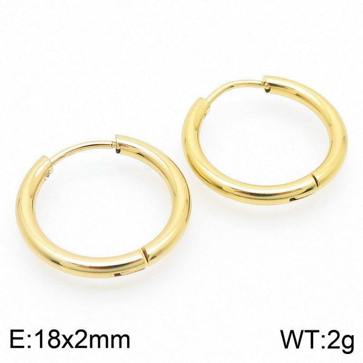 Kalen Stainless Steel Hoop Earrings Wholesale for Women - kalen